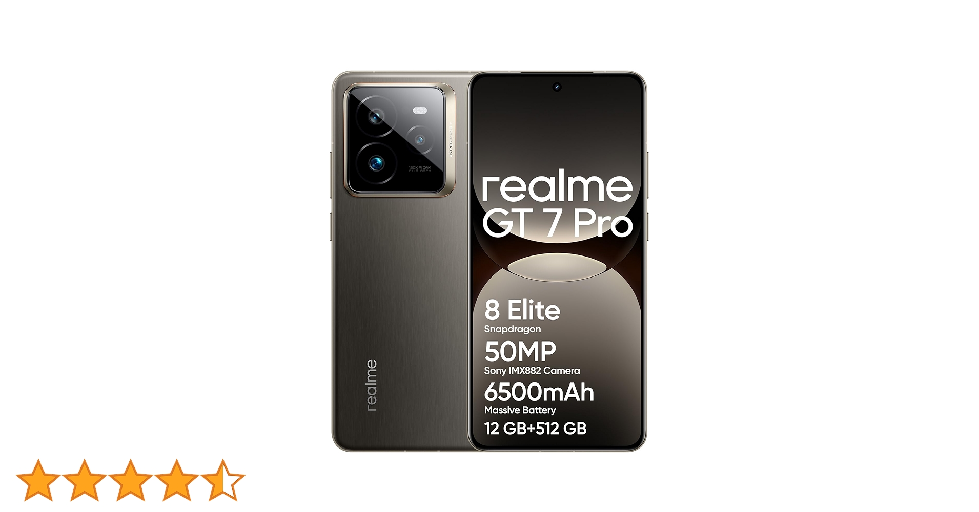 realme GT 7 Pro 5G Smartphone 12+512 GB, Snapdragon® 8 Elite